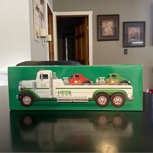 Hess Flatbed Truck w/ Hot Rods